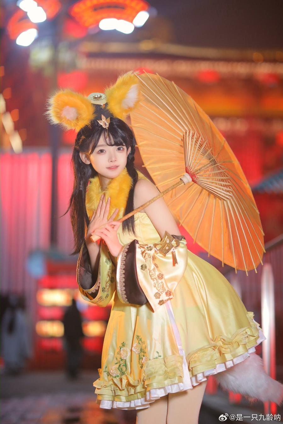 演绎历史文化：一只九龄汉服，美丽的照片让你惊叹不已，与汉服文化邂逅