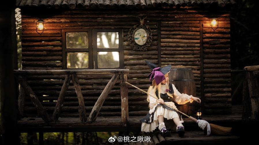 痴情桃之啾啾cos，十分动人心魄