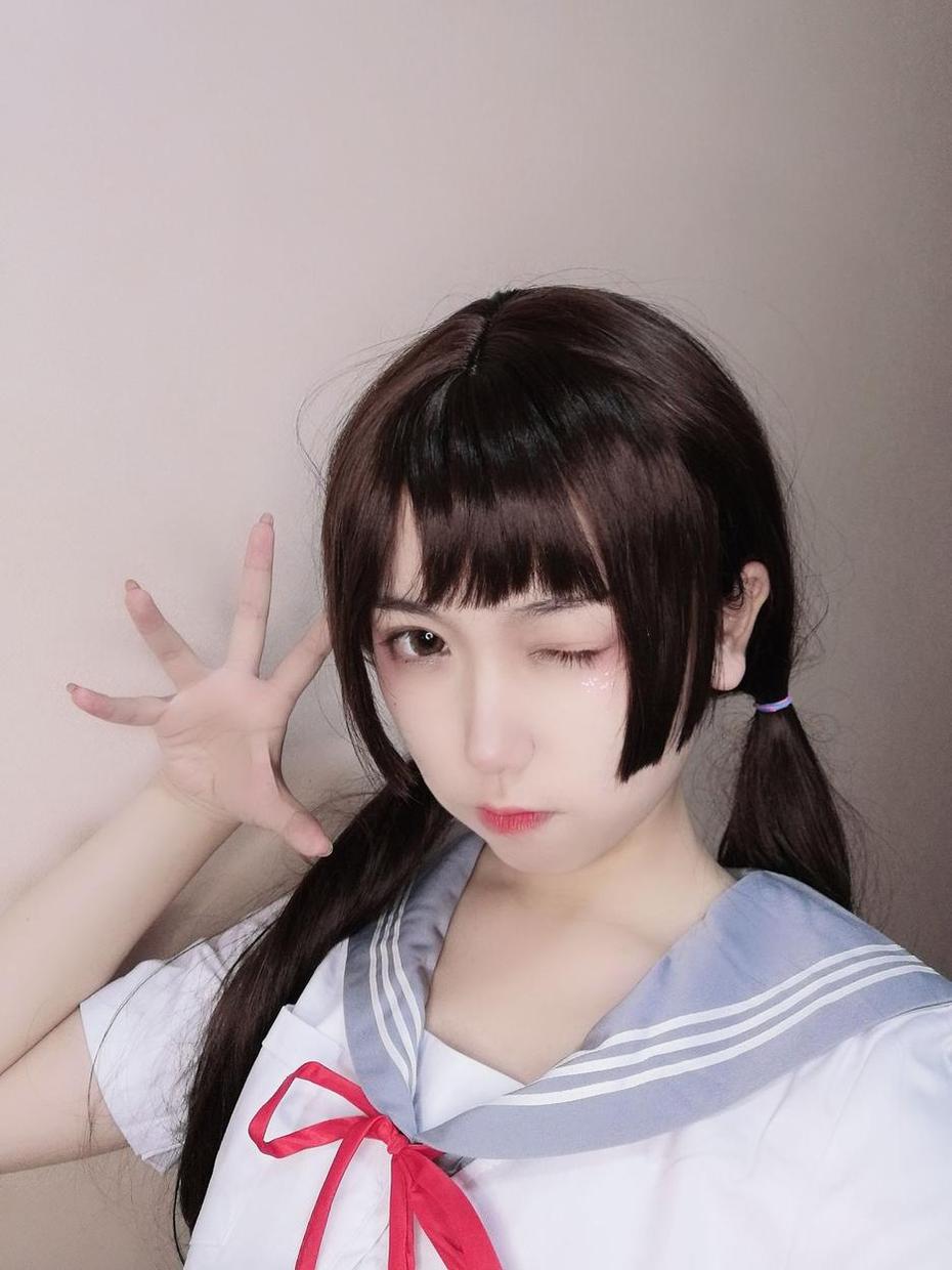 芋圆侑子是芋圆呀呀的定制cos作品欣赏