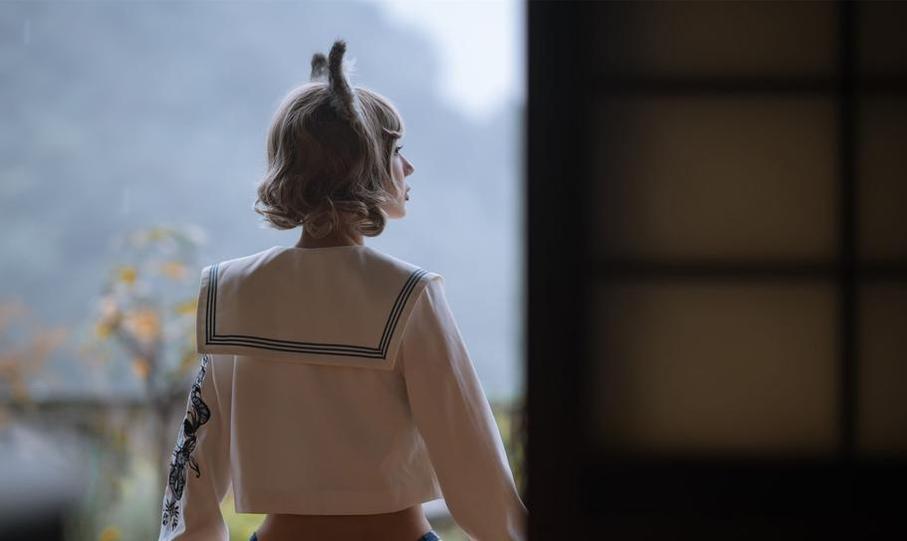 阿包也是兔娘巫女，一组令人惊叹的照片