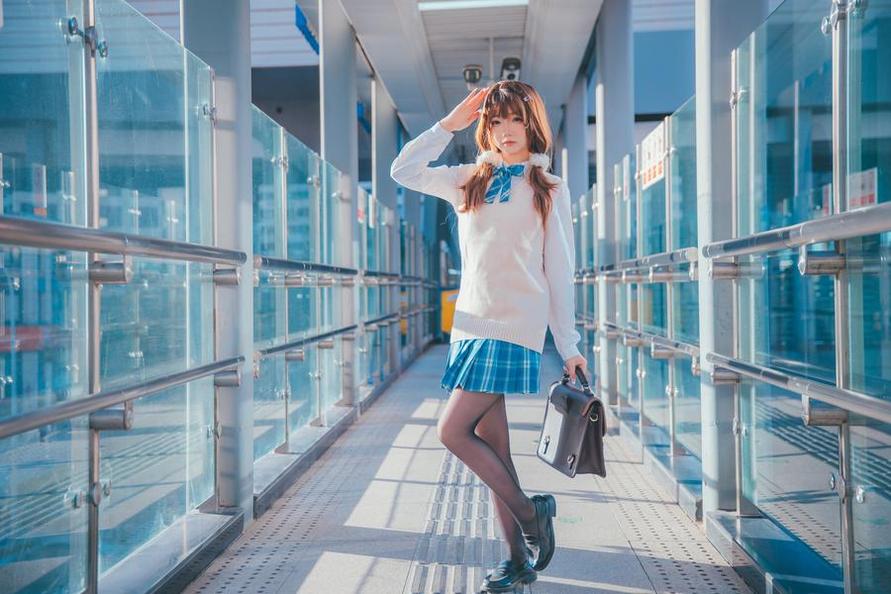 独家更新！雪晴嘟嘟运动少女cos君最新cos作品惊艳发布