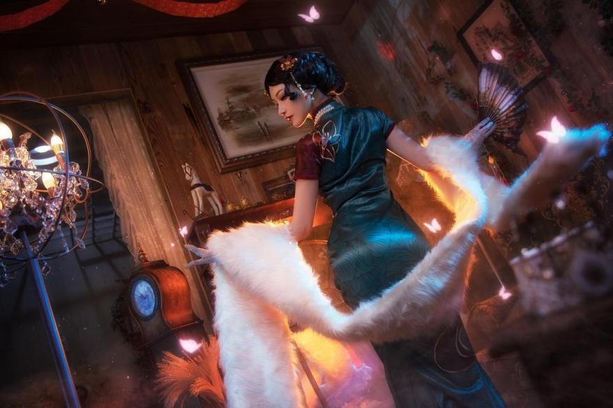 露儿大魔王cos不知火舞，给你最燃的作品欣赏